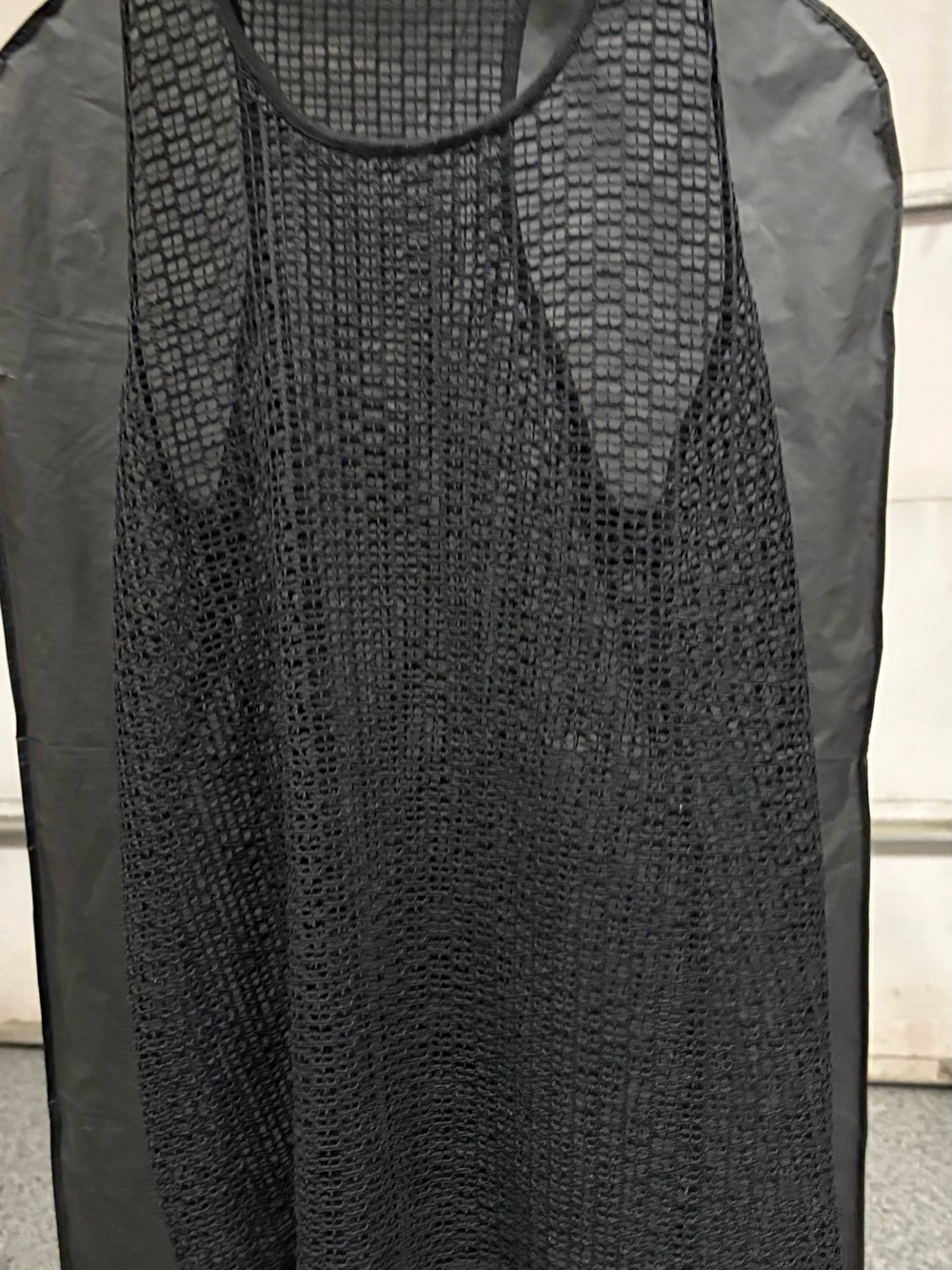 Xhilaration Black Crochet Maxi Skirt